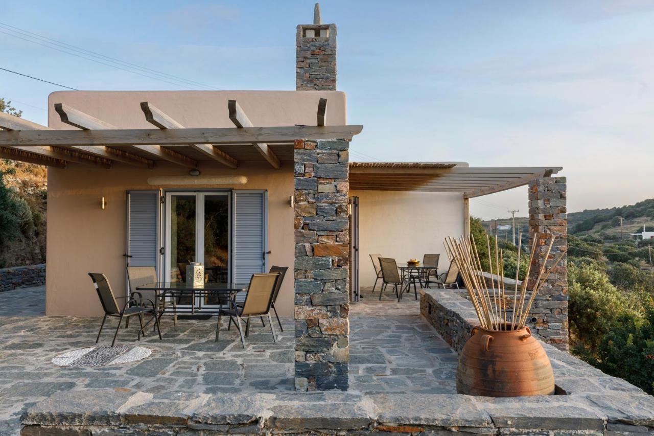 Cycladic Villa With Sea View! Ioulis Exterior foto