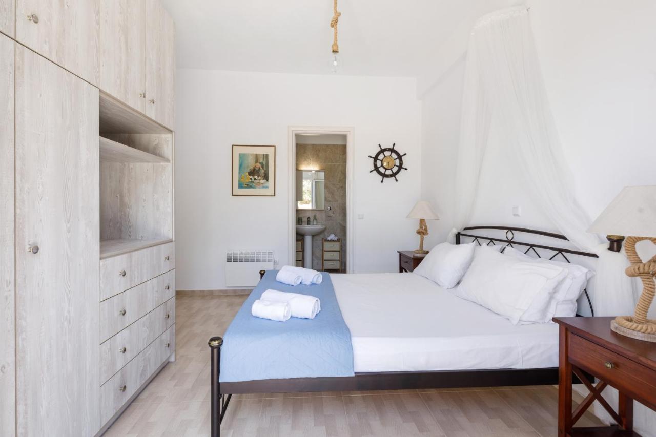 Cycladic Villa With Sea View! Ioulis Exterior foto