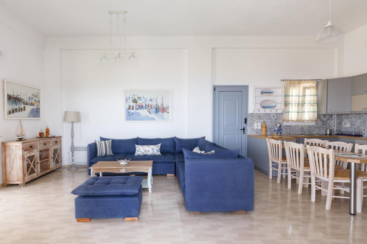 Cycladic Villa With Sea View! Ioulis Exterior foto